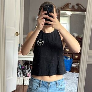 Black Sleeveless Top